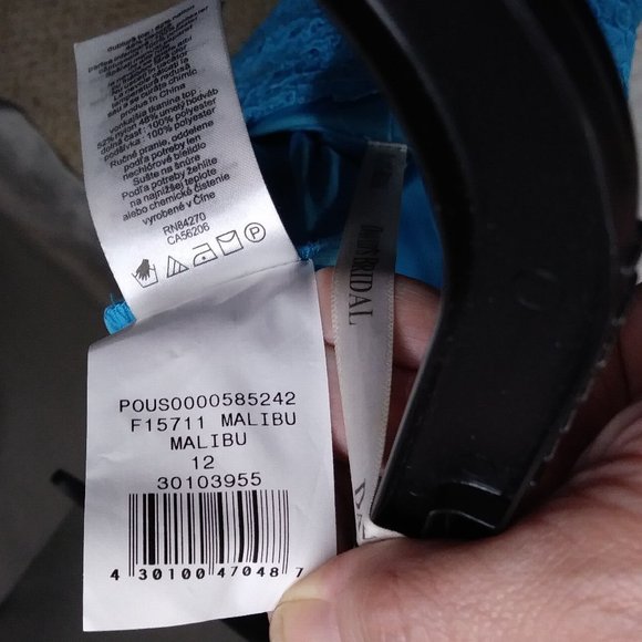 New David's Bridal One Shoulder Dress - Picture 8 of 9